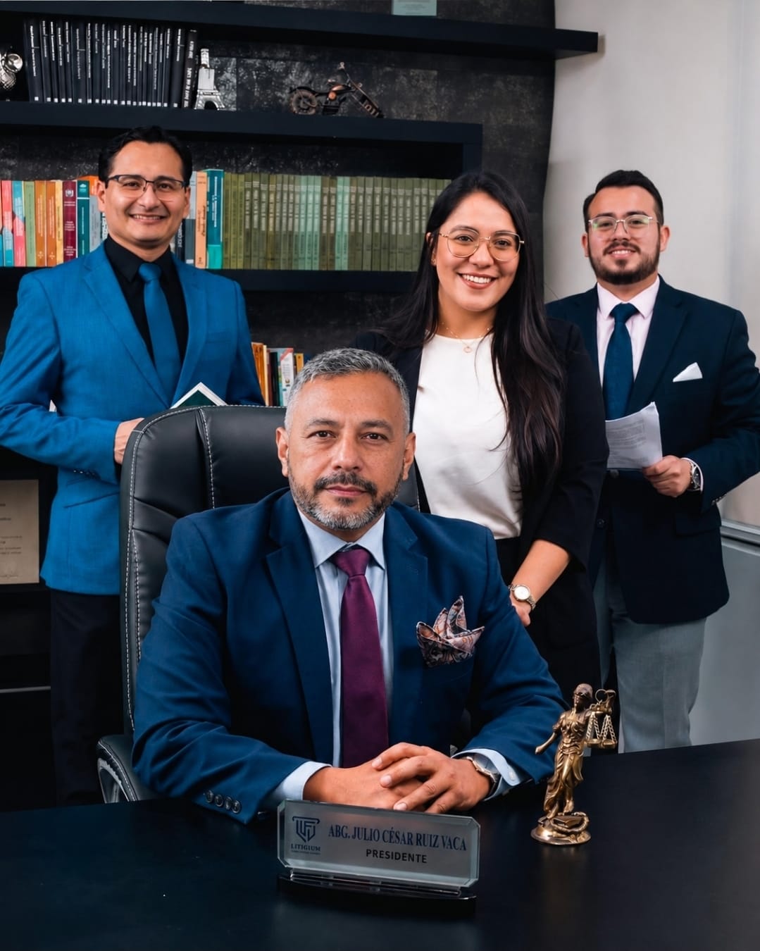 Equipo de trabajo del estudio jurídico Ruiz Vaca